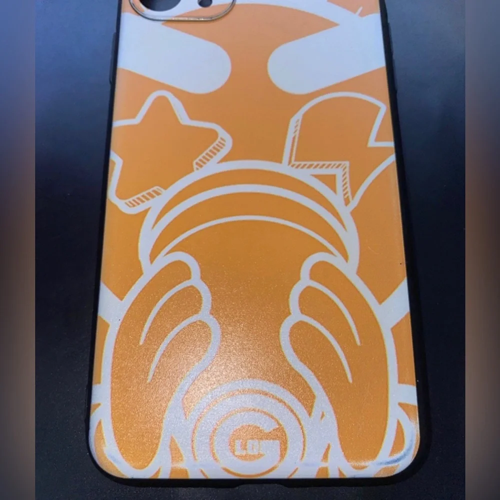 IPhone 11 XR Case Glo Gang Full Art orange/white used good condition accessories